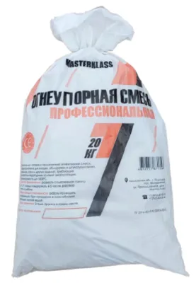 Огнеупорная профессиональная смесь 20 кг - купить в Москве, цена в ...